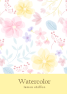 Watercolor lemon chiffon World