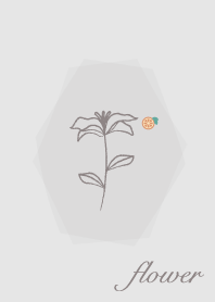 flower.Orange.gray