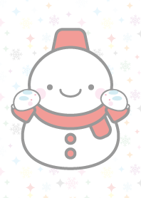 cute red snowman theme2!