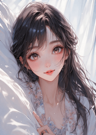 Comfortable sunny day - cute girl FAca