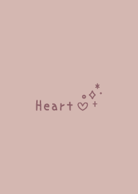 Heart3 =Dullness Pink=