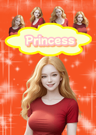Princess beautiful girl red05