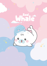Whale Seal Dream Cloud Sweet