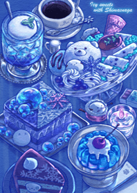 シマエナガと氷の喫茶店