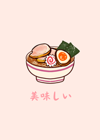 來碗好吃拉麵-少女粉紅色
