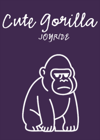 Cute Gorilla :  Purple
