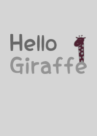 Hello Giraffe gray 59