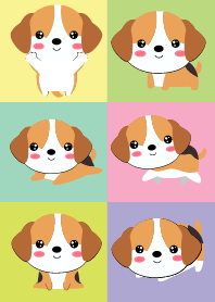 Love Beagle Dog Theme