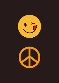 -Smile & Peace(yellow)-.