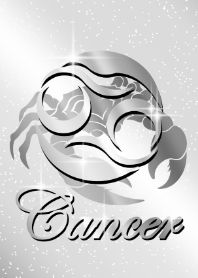 Zodiac signs -Cancer2 Silver-