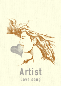 Artist love song bronze