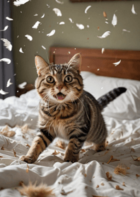 Cats run wild #JYVbB016.