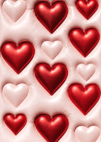 Plump Heart Red & Pink