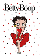 Betty Boop Red Dress Line Theme Line Store