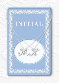 プラチナ M K ☆イニシャル