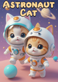 Cat Astronaut Stroll through Star Vol.10