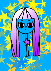 neck lady star shower B 5