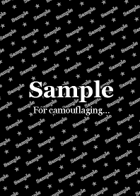 Sample For camouflaging-Black-
