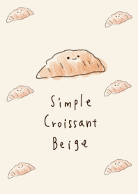 simple Croissant beige.