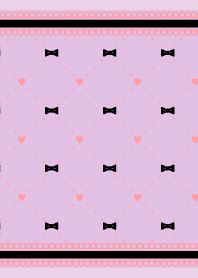Ribbon and lace05 light purple JP