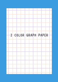2 COLOR GRAPH PAPER/PINK&PUR/BLUE/YELLOW