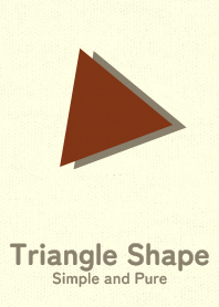 Triangle Shape Burn Sienna