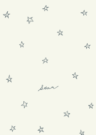Simple Stars -white