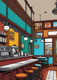 Cozy Coffee shop Ff531F