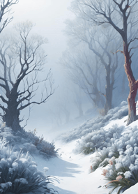 Peaceful snowy mountain cabin A52c82