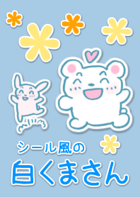 White bear theme! for Japan