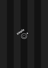 Smile Crown =Black= Stripe