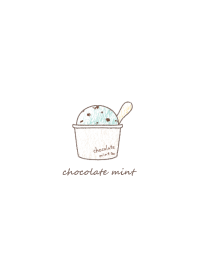 チョコミントアイス -ホワイト- 2