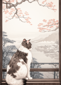 Gongbi cat painting