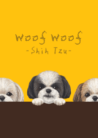 Woof Woof - Shih Tzu - SUNFLOWER