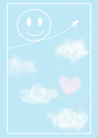 Smile sky heart