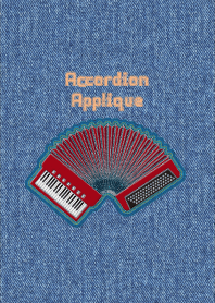 Accordion Applique Red 45