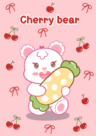 Cherry bear jelly pink