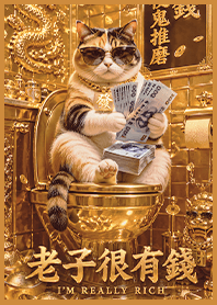 幸運を祈ります！裕福な猫！ 1.2