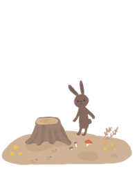 Forest & rabbit