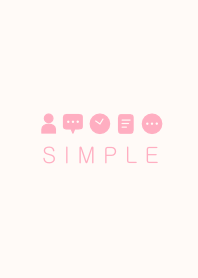 SIMPLE (ivory pink)V.7b