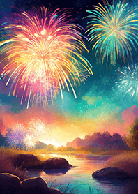Beautiful Fireworks Theme#754