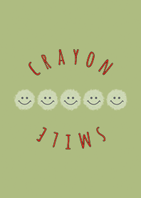 Crayon Green 3 / Smile
