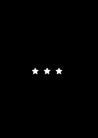 3 stars /black white