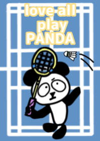 Love all play PANDA "Badminton"