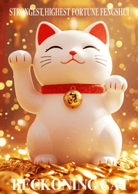 Wealth luck beckoning cat Lucky 44
