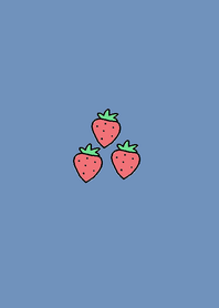 (simple Strawberry theme navy)