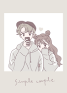 Simple Couple Line Theme Line Store