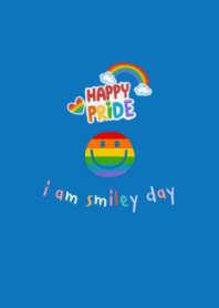 i am smiley day special Pride Month bw04