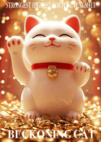 Wealth luck beckoning cat Lucky 8