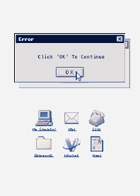 Old Computer (Color)  - Gray Blue 01